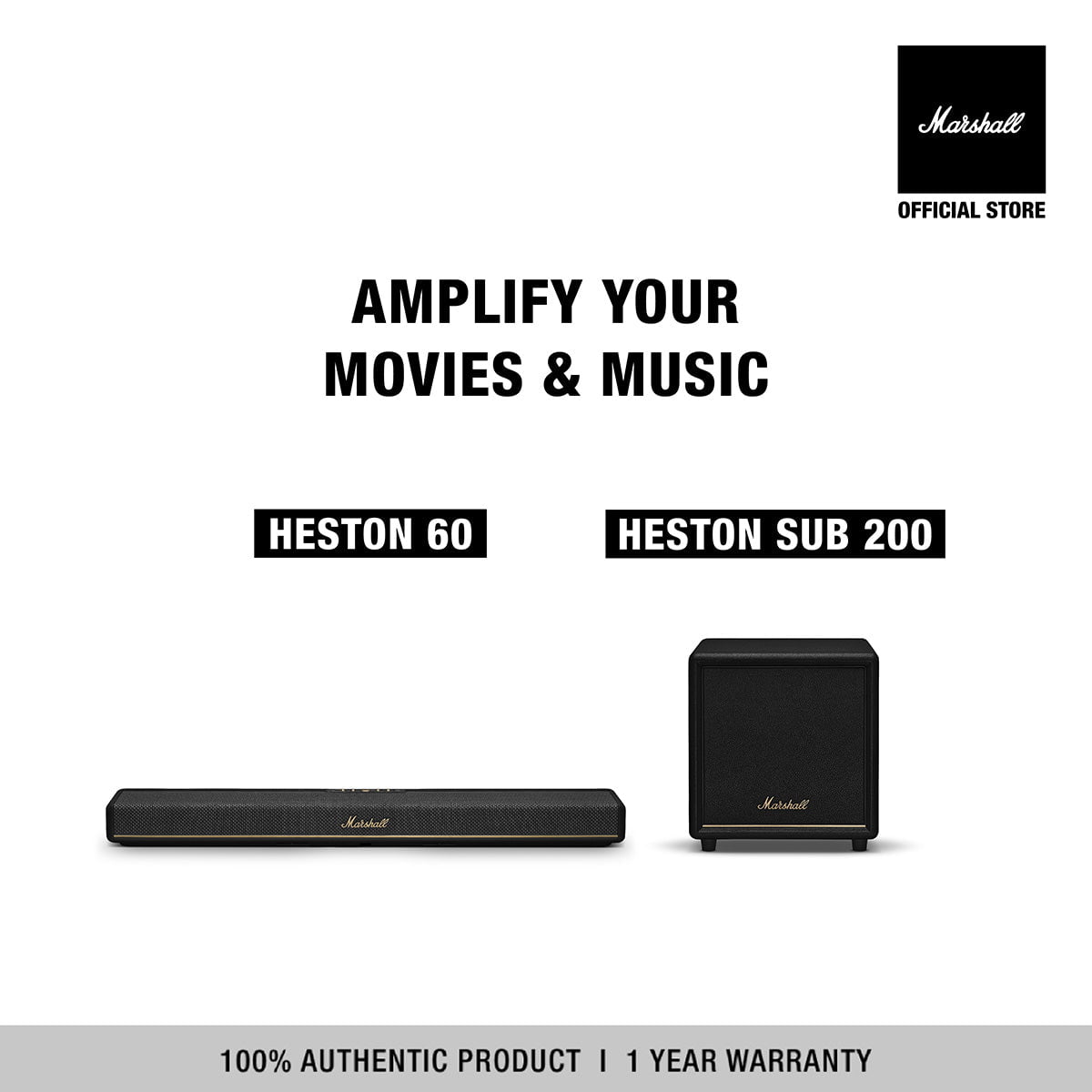 BUNDLE MARSHALL HESTON 60 + MARSHALL HESTON SUB 200