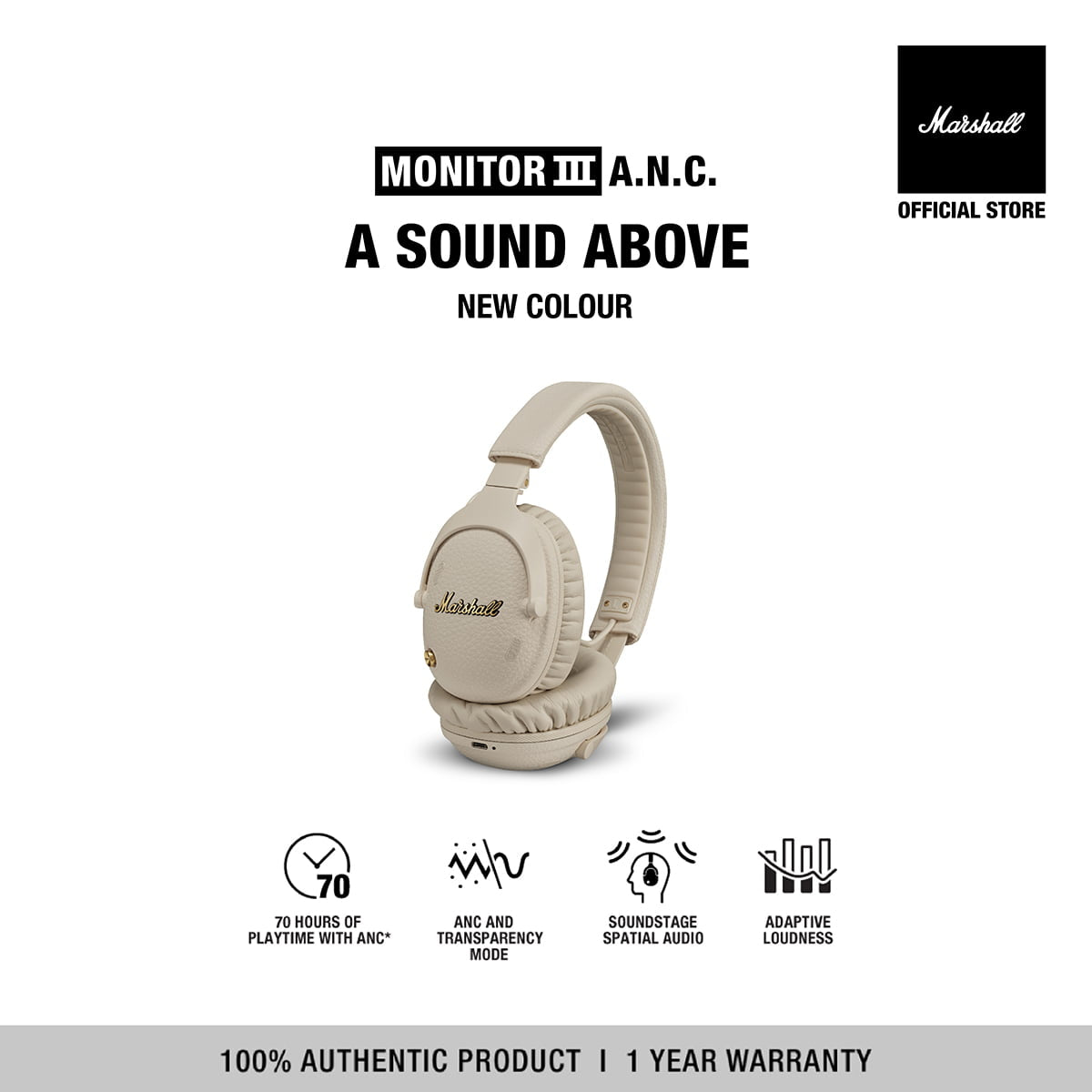 MARSHALL MONITOR III A.N.C.