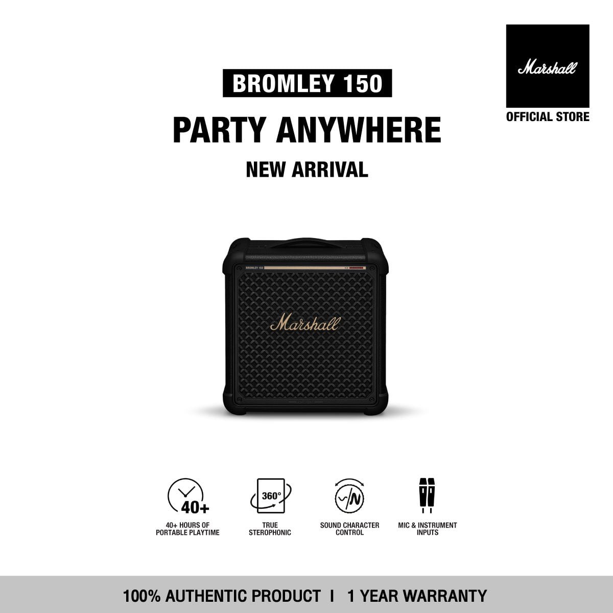 [NEW ARRIVAL] MARSHALL BROMLEY 150