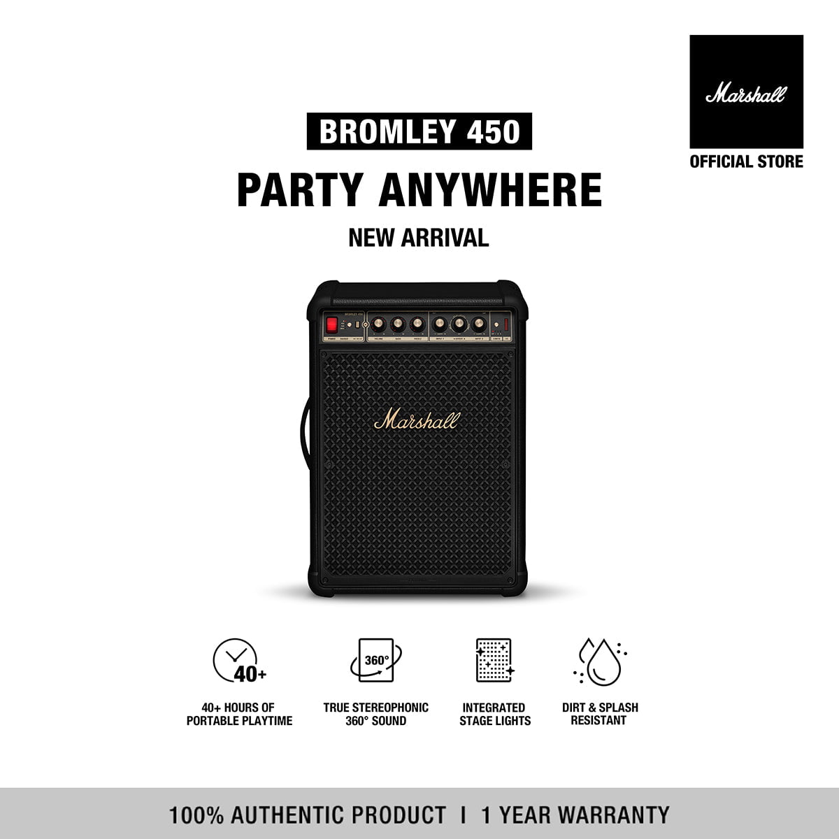 [จำหน่าย 25 มี.ค. 69] MARSHALL BROMLEY 450